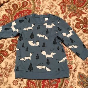 H & M boys light sweatshirt NEW 12-18 month